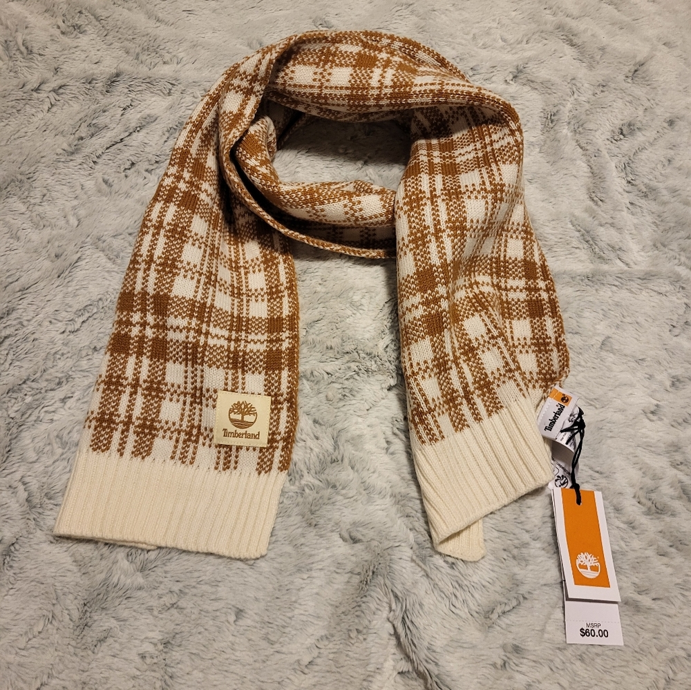NWT Timberland Houndstooth Scarf